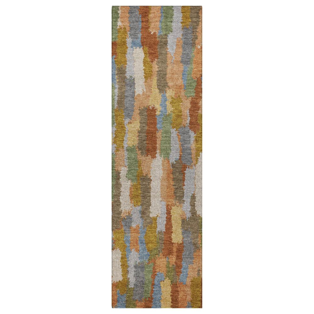 Dalyn Rug Company Kenner Abstract Copper 2"3" x 7"6" Runner, , large