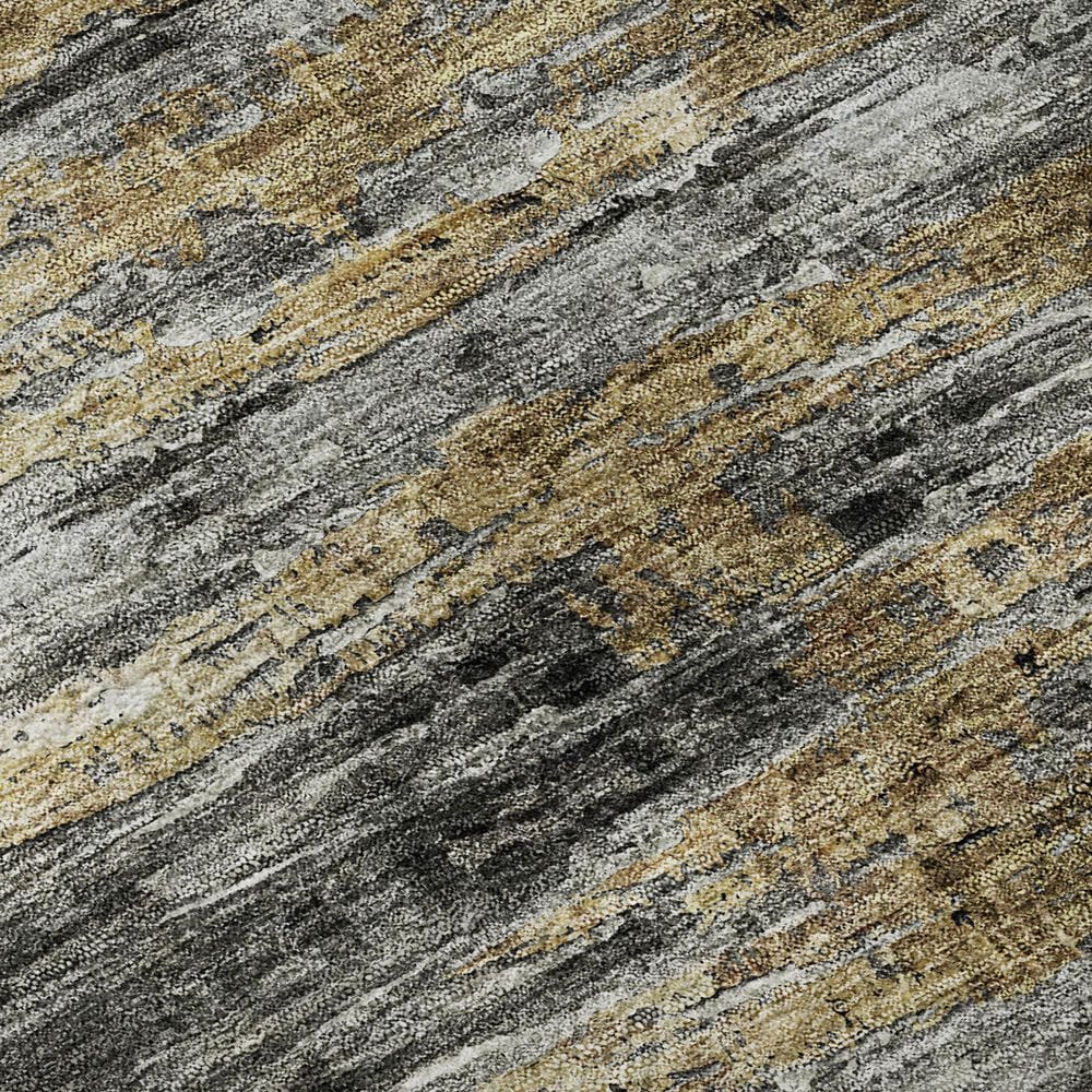 37B Trevi TV14 1&#39;8&quot; x 2&#39;6&quot; Gray Area Rug, , large