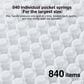 Novilla Grove 14" Medium Hybrid King Mattress in a Box, , large