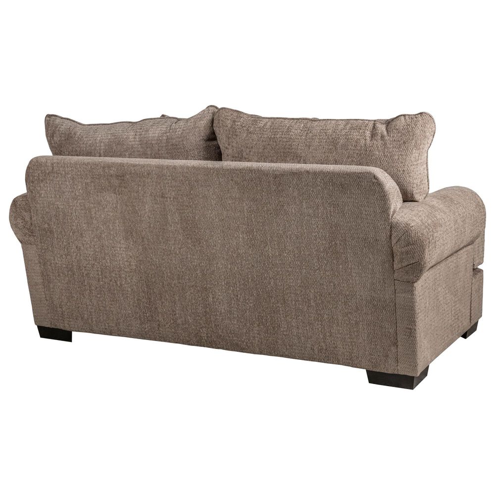 Michael Nicholas Designs Stationary Loveseat in Haskel Smoke, , large