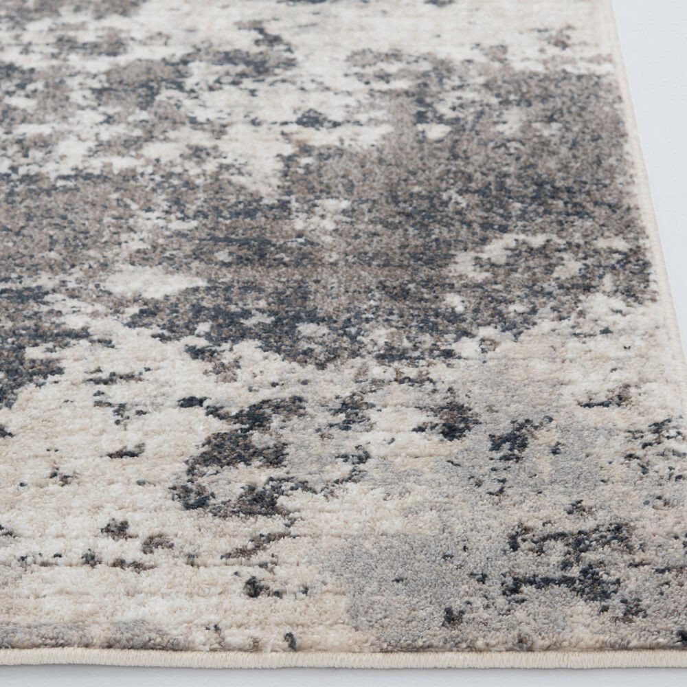 Central Oriental Minerva Fitz 5&#39; x 7&#39;3&quot; Grey and Blue Area Rug, , large