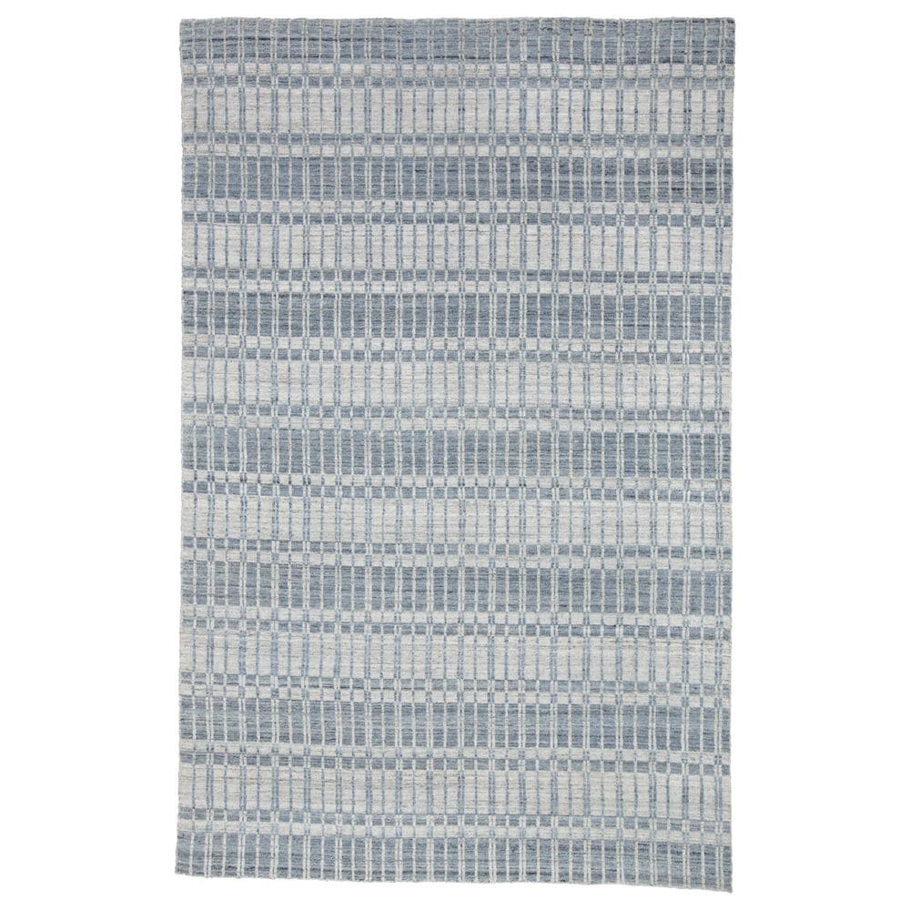 Feizy Odell 7"3" x 9"3" Blue and Silver Area Rug, , large