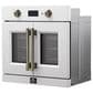 Forno Asti 30" Single Electric Wall Oven with French Door in White, , large