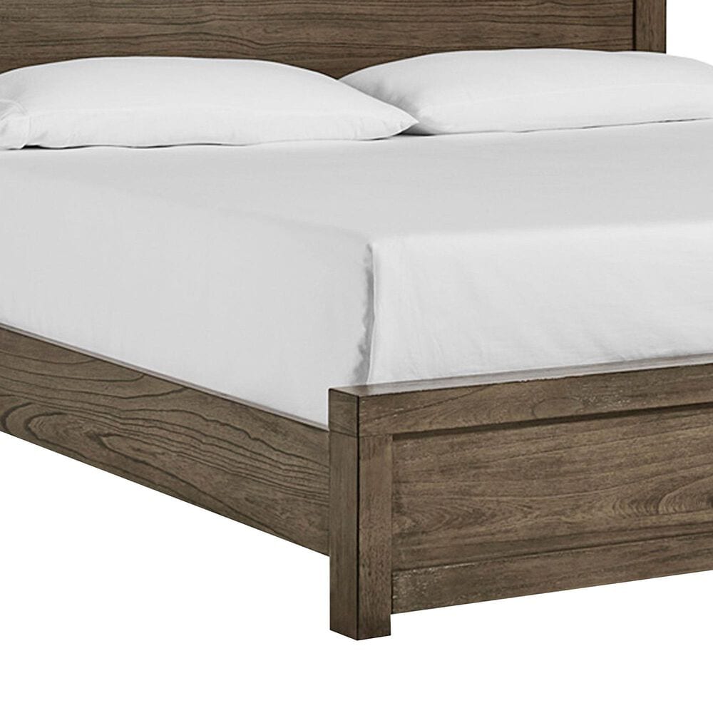 Riva Ridge Modern Loft King Panel Bed in Greystone, , large