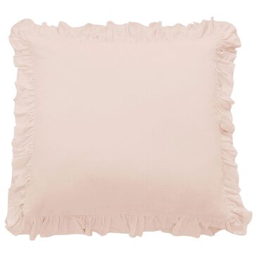 HiEnd Accents Lily 27" Square Euro Sham in Blush, , large