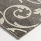 Central Oriental Terrace Tropic Macala 9"10" x 12"10" Stone and Snow Area Rug, , large