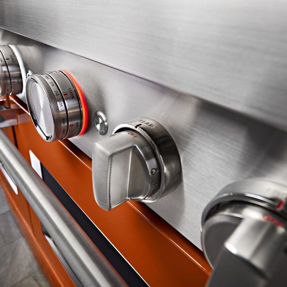 KitchenAid 6.3 Cu. Ft. Freestanding Double Oven Dual Fuel Range with True Convection in Scorched Orange, , large