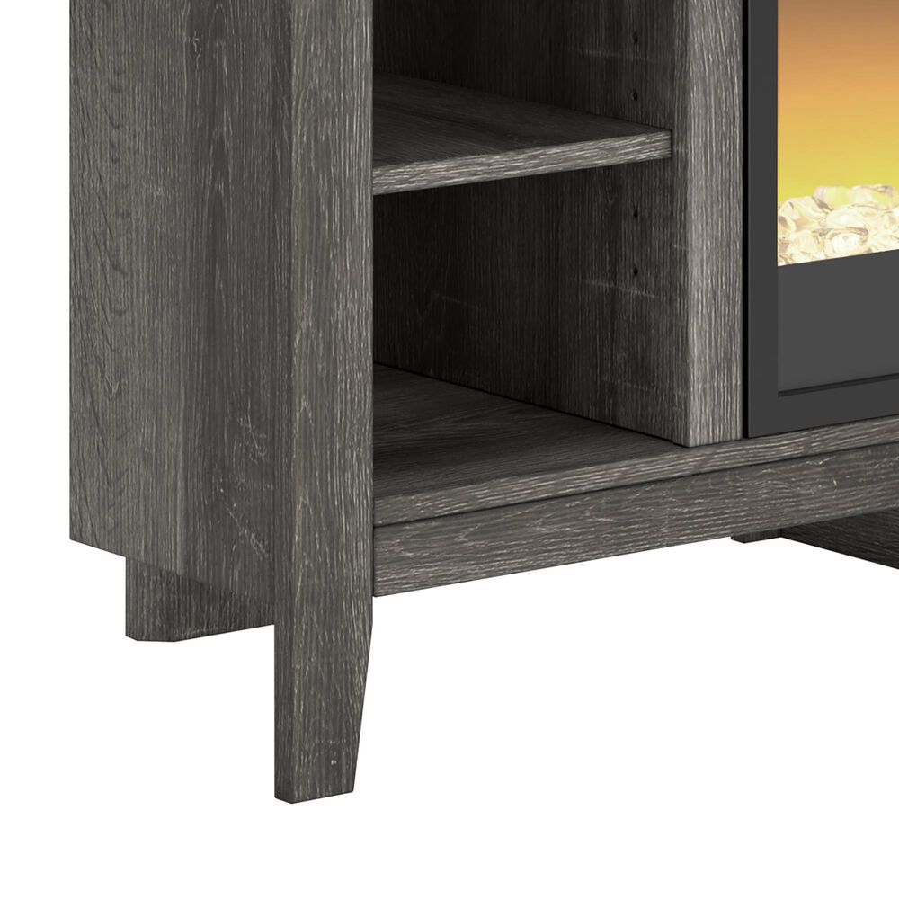 Ashley Arlenbry 48&quot; TV Stand with Electric Fireplace Insert in Weathered Oak, , large