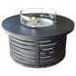 Venture Contempo and Smith Lake 5-Piece Round Firepit Chat Set in Textured Black, , large