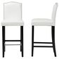 Baxton Studio Libra Bar Stool in White (Set of 2), , large