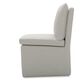 Interlochen Side Chair in Bisque Flax Polyester with Casters, , large