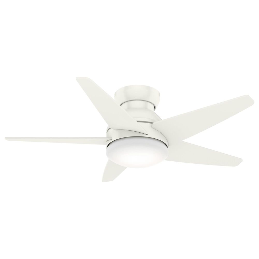Hunter Isotope 44" Ceiling Fan with LED Light in Fresh White, , large