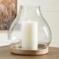 Ashley Adalisen Candle Holder in Clear and Brown, , large
