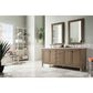 James Martin Vanities Chicago 72" Double Bathroom Vanity in Whitewashed Walnut with 3 cm Arctic Fall Solid Surface Top and Rectangular Sinks, , large