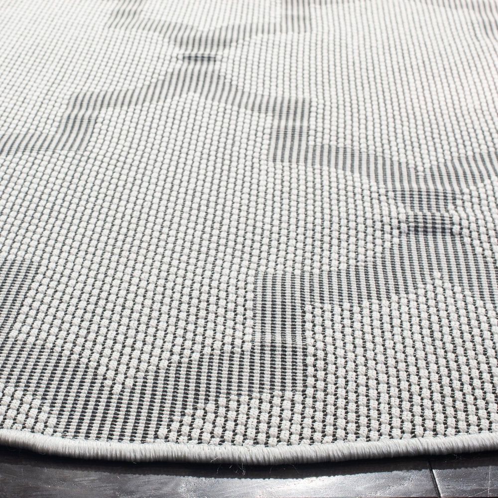 Safavieh Bermuda BMU804A 6&#39;7&quot; Round Ivory and Light Grey Indoor/Outdoor Area Performance Rug, , large