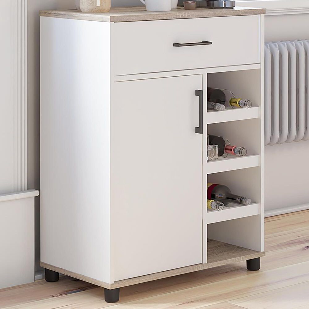 DHP Mirra Bar Cabinet in White, , large