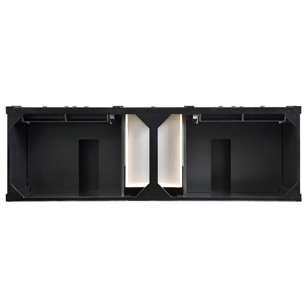 James Martin Vanities Brittany 72&quot; Double Bathroom Vanity in Black Onyx with 3 cm Lime Delight Quartz Top and Rectangular Sinks, , large