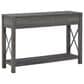 Ashley Freedan Console Sofa Table in Grayish Brown, , large