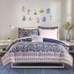 Hampton Park Calico 8-Piece Queen Comforter Set in Purple, , large