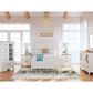 Ashley Shaybrock 5-Drawer Dresser and Mirror in Antique White and Brown, , large