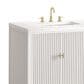 James Martin Vanities Myrrin 72" Double Vanity in Bright White with 3 cm Arctic Fall Solid Surface Top, , large