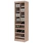 Bestar Pur 25" Closet Organizer in Rustic Brown, , large