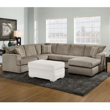 Southaven 2-Piece Stationary U-Shaped Sectional in Cornell Pewter Gray, , large