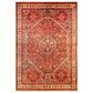 Surya Amelie 2"7" x 7"10" Red, Orange, Brick, Saffron, Charcoal and Wheat Runner, , large