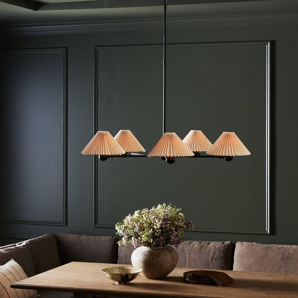 Four Hands Clyde Chandelier in Jet Black, , large
