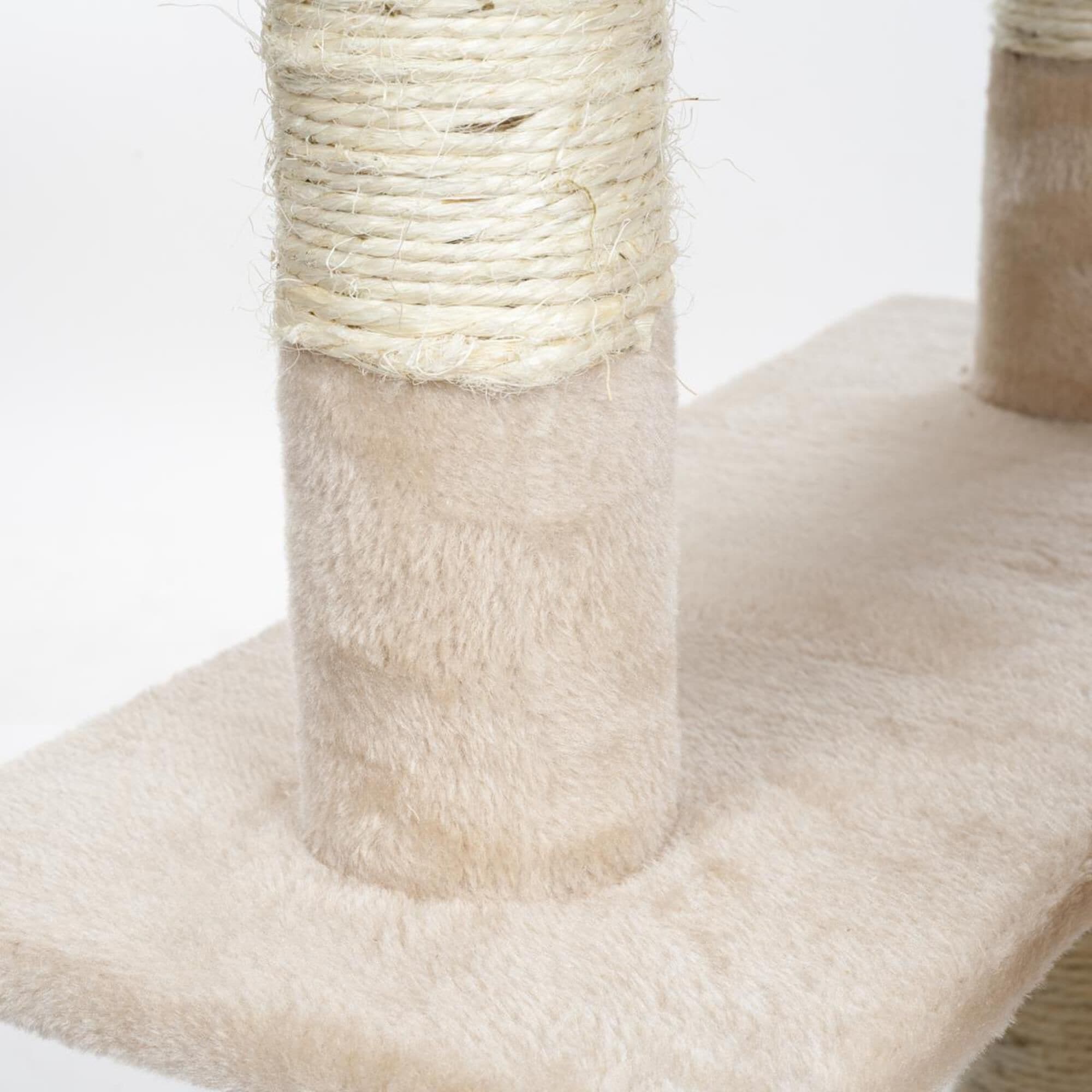 Timberlake Skyscraper Sleep and Play Cat Tree in Beige NFM