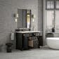 James Martin Vanities Brookfield 48" Single Bathroom Vanity in Black Onyx with 3 cm Lime Delight Quartz Top and Rectangular Sink, , large