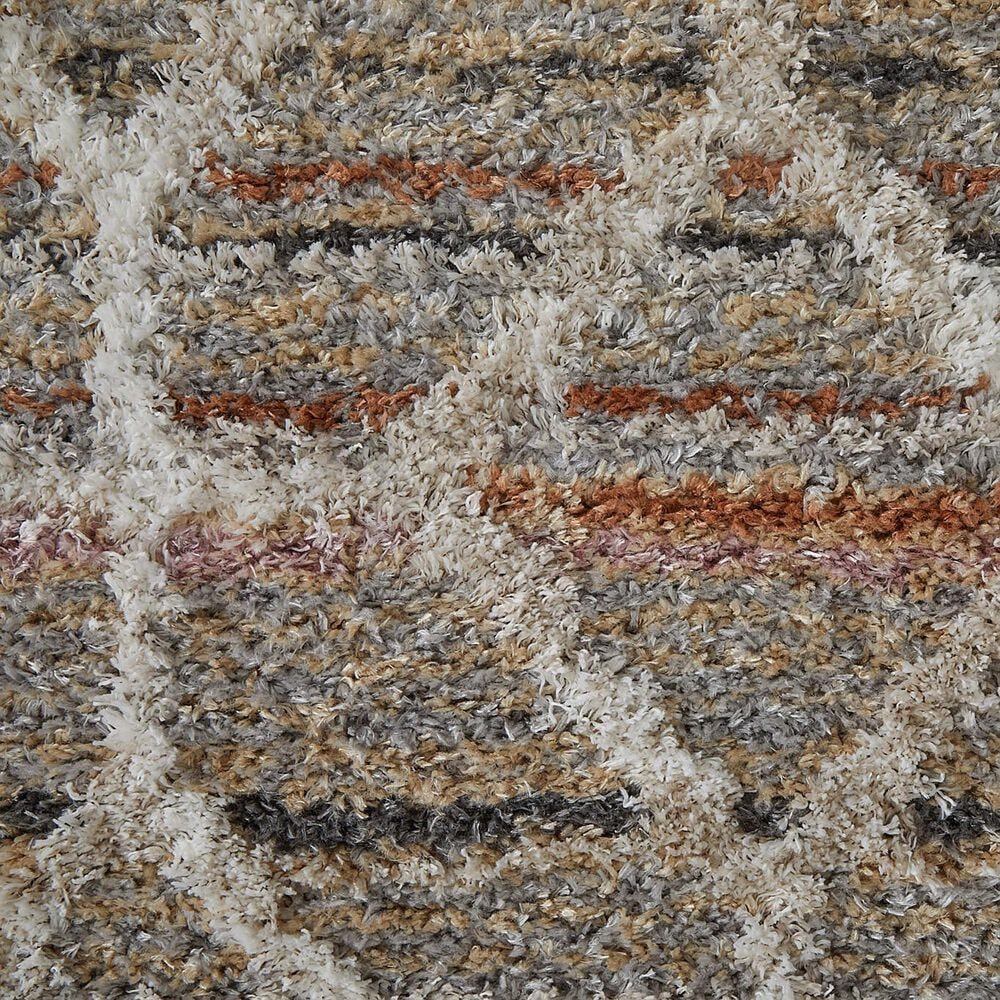 Feizy Mynka 2&#39;6&quot; x 8&#39; Beige and Multicolor Runner, , large