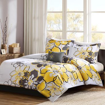 Hampton Park Allison 3-Piece Twin/Twin XL Comforter Set in Yellow, , large