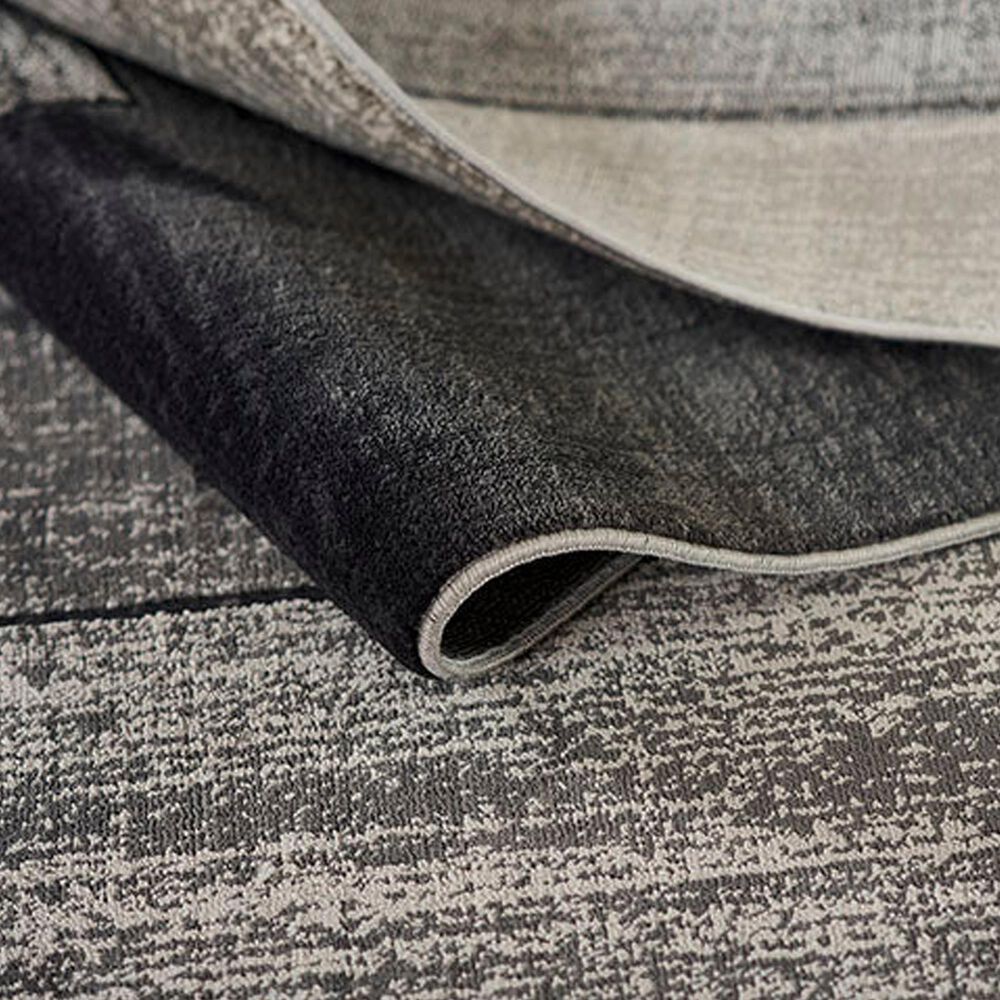 Momeni Edition EDI-4 3&#39;10&quot; x 5&#39;7&quot; Charcoal Area Rug, , large