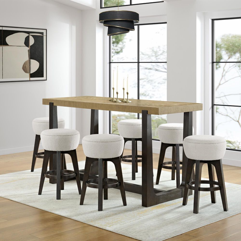 Emerald Home Furnishings Sutton Place Backless Bar Stool in Cocoa &#40;Set of 2&#41;, , large