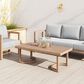 Zuo Modern Leto Patio Coffee Table in Brown, , large