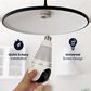 Lorex 2K Wi-Fi Smart Lightbulb Camera in White, , large