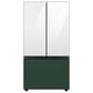 Samsung Bespoke Bespoke 3-Door French Door Refrigerator Top Panel in White Glass, , large
