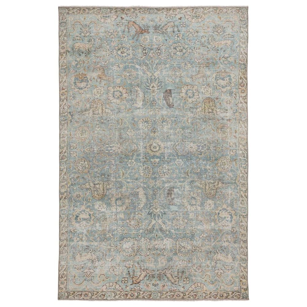 Jaipur Boheme Stag 2"6" x 8" Cloud Blue Runner, , large