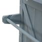 HOMLUX 50" Outdoor Kitchen Island in Grey Blue and Stainless Steel, , large