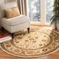 Safavieh Lyndhurst LNH212 5"3" Round Ivory Area Rug, , large