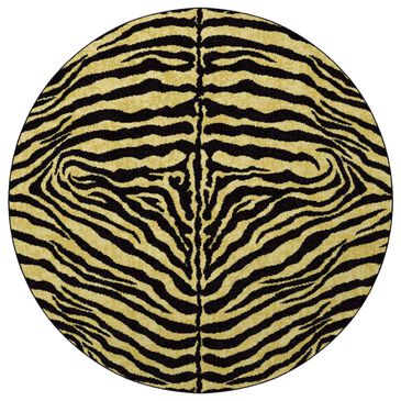 Dalyn Rug Company Akina AK1 8" Round Gold Area Rug, , large