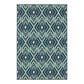 Oriental Weavers Meridian 2209B 3"7" x 5"6" Navy Area Rug, , large