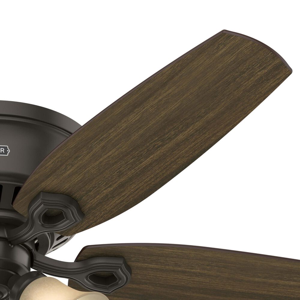 Hunter Builder Low Profile 52&quot; Ceiling Fan with Lights in New Bronze, , large