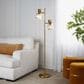 Grandview Gallery Marcel Metal Floor Lamp in Gold, , large