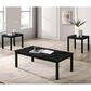 Furniture of America Modesk 3-Piece Table Set in Black, , large