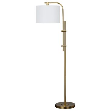 Signature Design by Ashley Baronvale Floor Lamp in Brushed Brass, , large