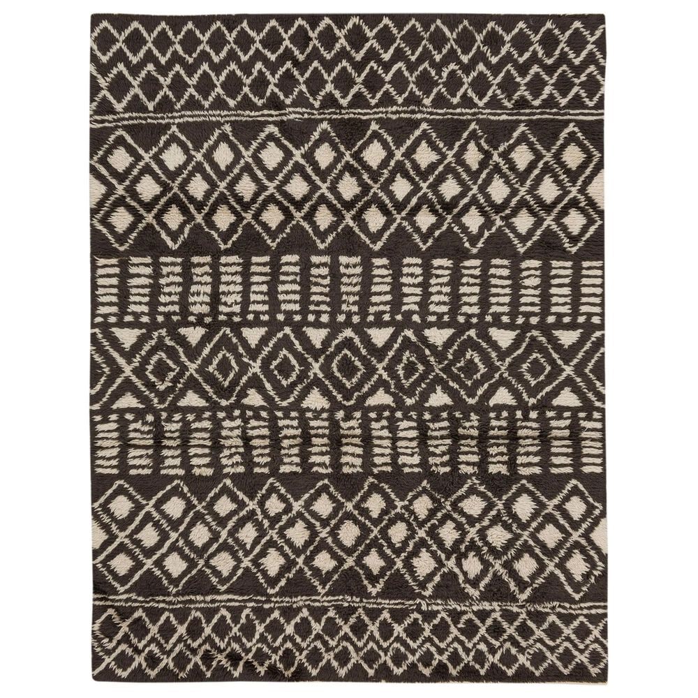 Drew and Jonathan Home Kasbah Atlas 6" x 9" Charcoal Area Rug, , large