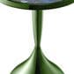 Furniture of America Gleam Round End Table in Polished Green, , large