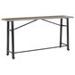 Ashley Lesterton Long Counter Table in Light Brown and Black - Table Only, , large